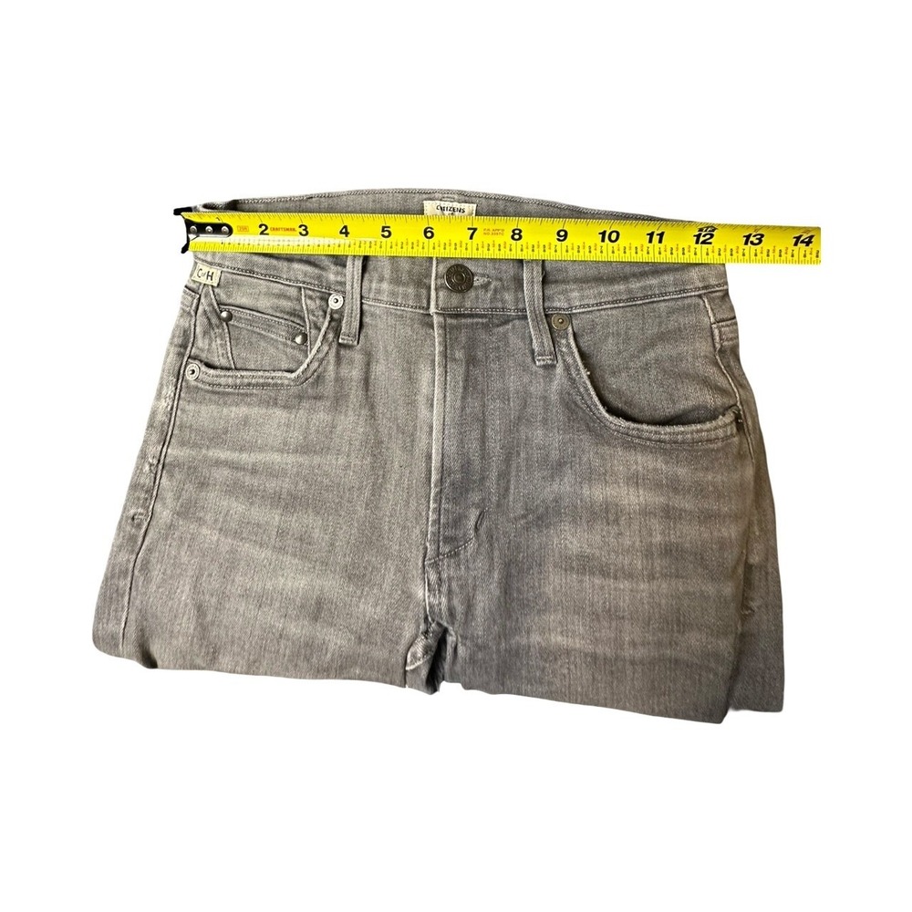 Citizens of Humanity Jeans Womens 25 Grey Rocket High Rise Skinny Denim - Picture 8 of 16